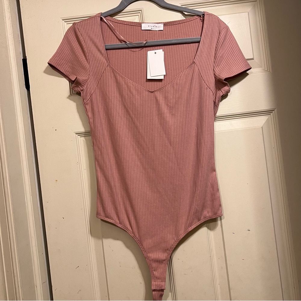 NWT Elodie Sweetheart Neckline Bodysuit